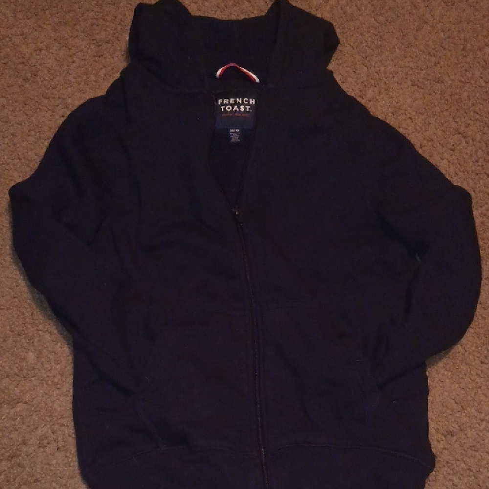 French Toast Black Sweatshirt Cozy Casual Style